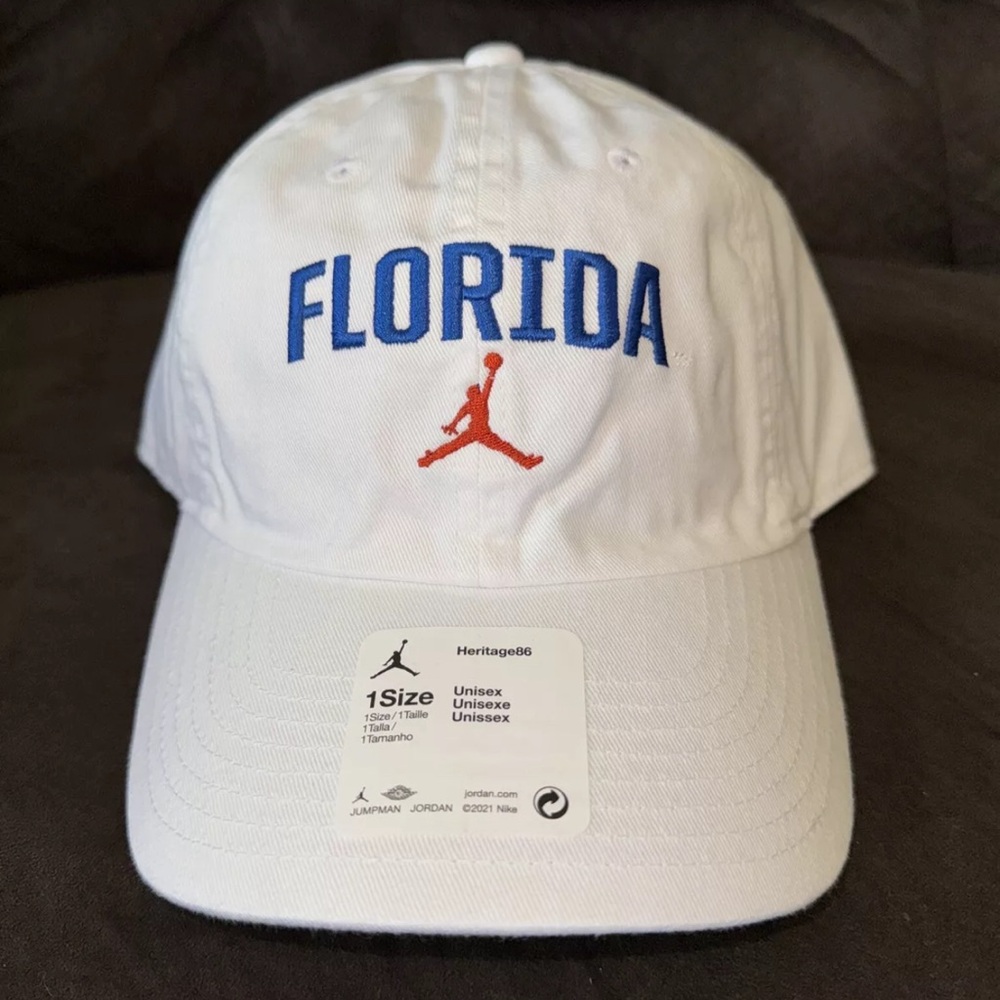 Jordan Florida Gators Heritage86 Adjustable Strapback Hat Cap Nike Jumpman NEW